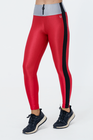 CALÇA LEGGING UNIVERSO VERMELHO/PRATA/PRETO - brofitwear